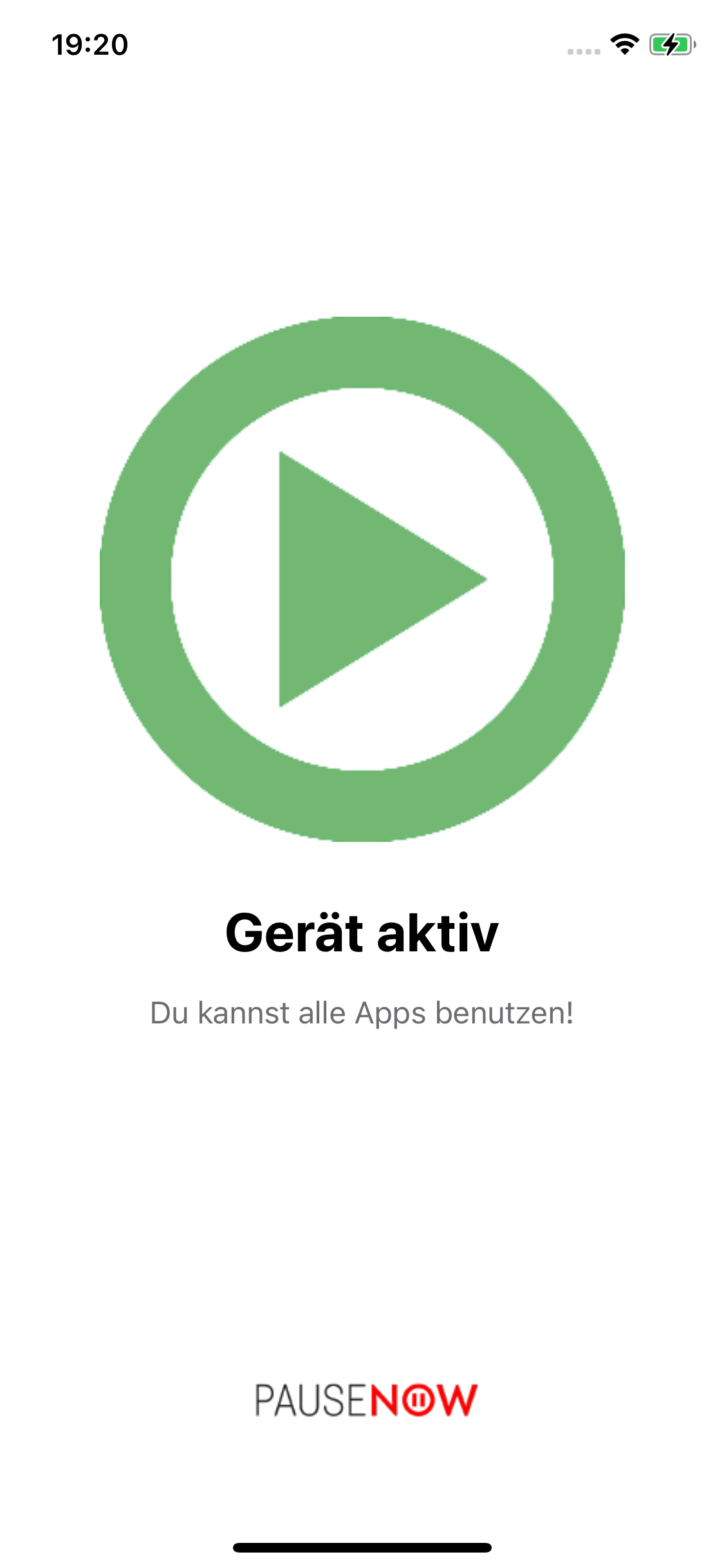 Kind-Gerät entsperrt