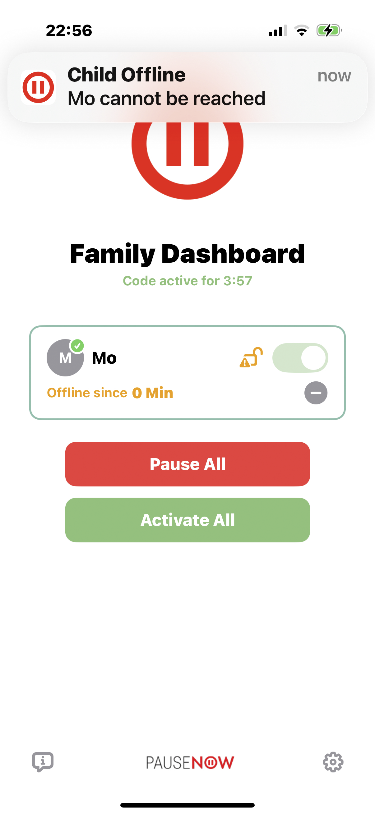 Aktivierung ausstehend