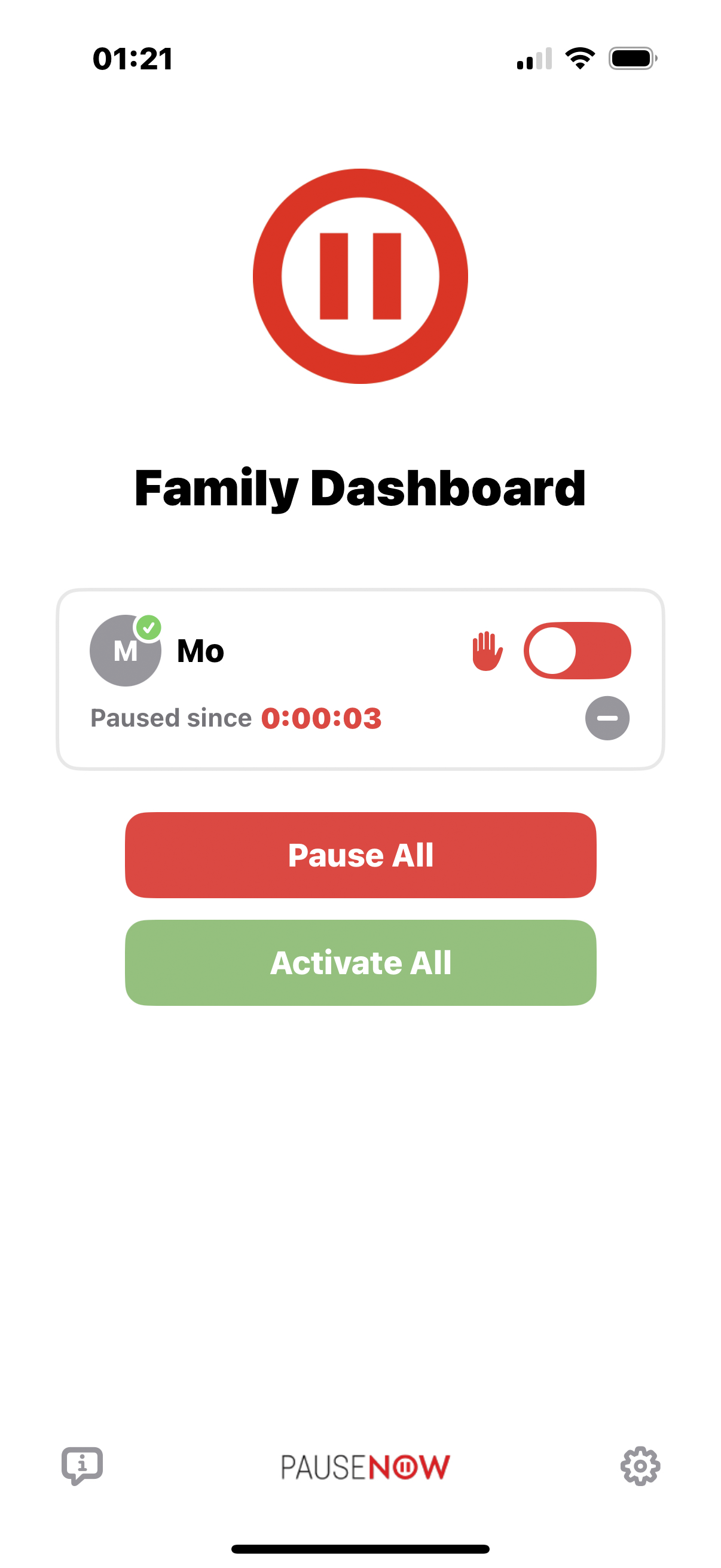 Eltern-Benachrichtigung Trickster